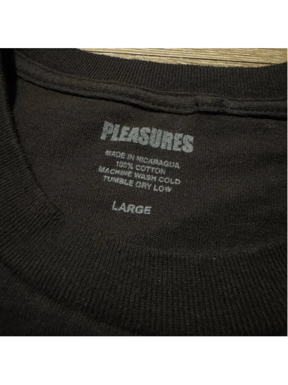 PLEASURES Nature Is a Language You Cant Read Graphic Shirt Size Large